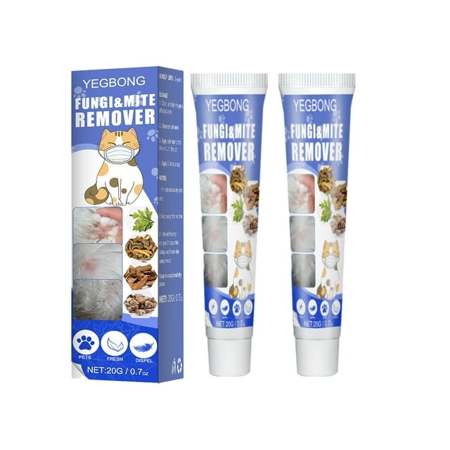 Smrinog 3Pcs Pet Skin Cream, Dog Cat Treatment Ringworm Mites AntiItch