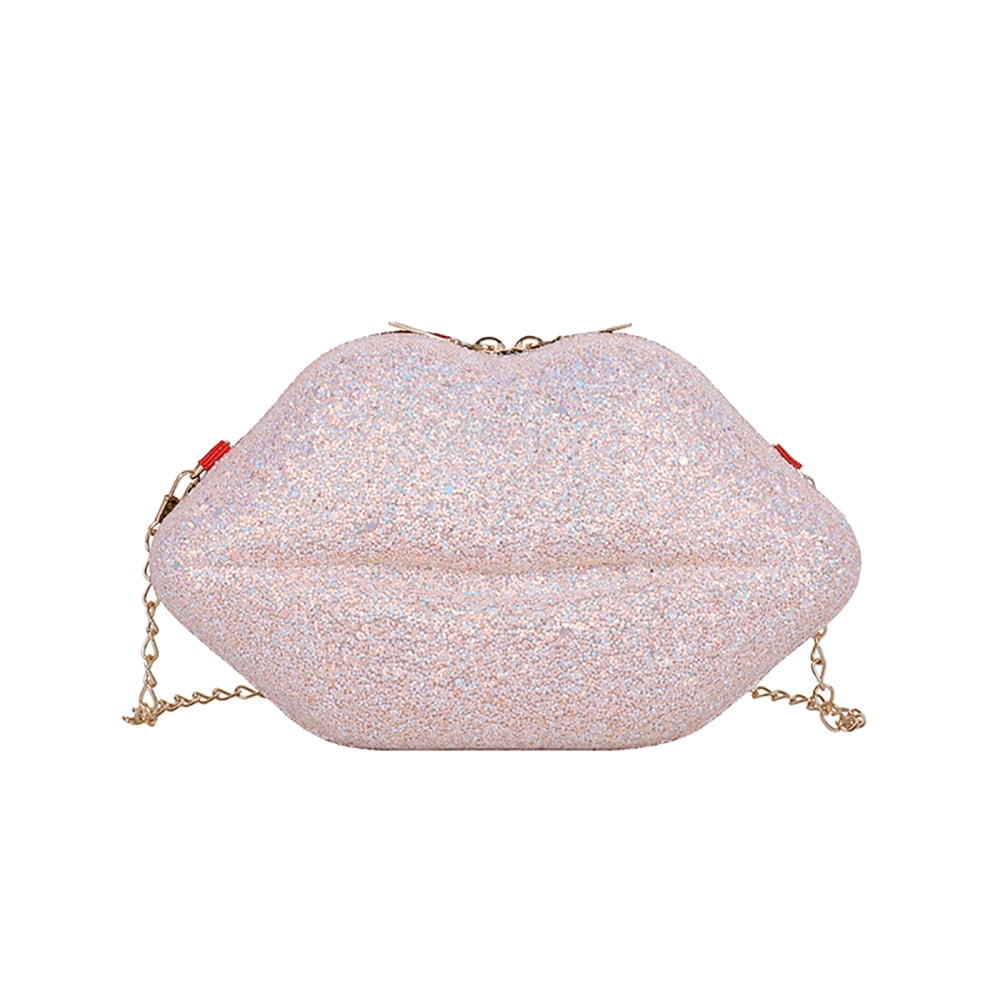 Pop Art Red Lips Crystal Clutch – Wicked Addiction