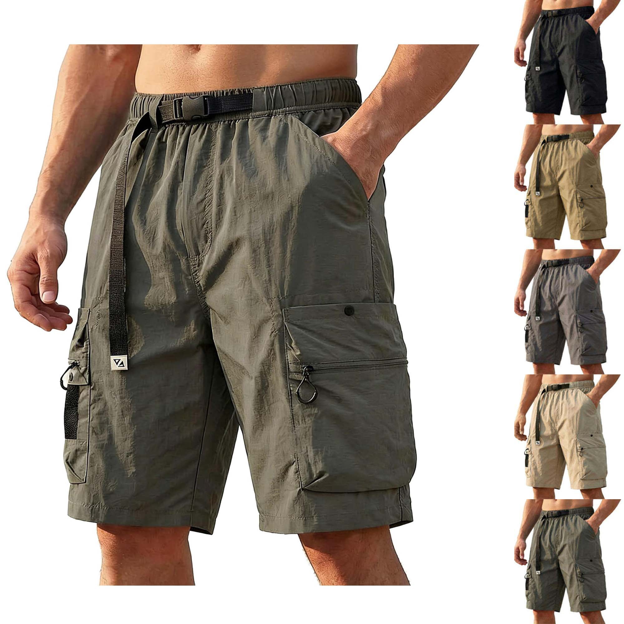 Smsaxvxz Cargo Shorts for Men Breathable Casual Streetwear Summer