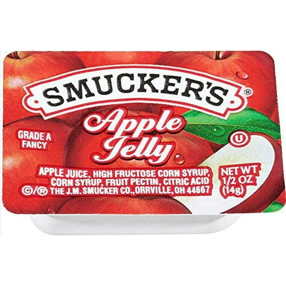 Smucker,S Apple Jelly Portion Control, 0.5 Ounce (Pack Of 200)