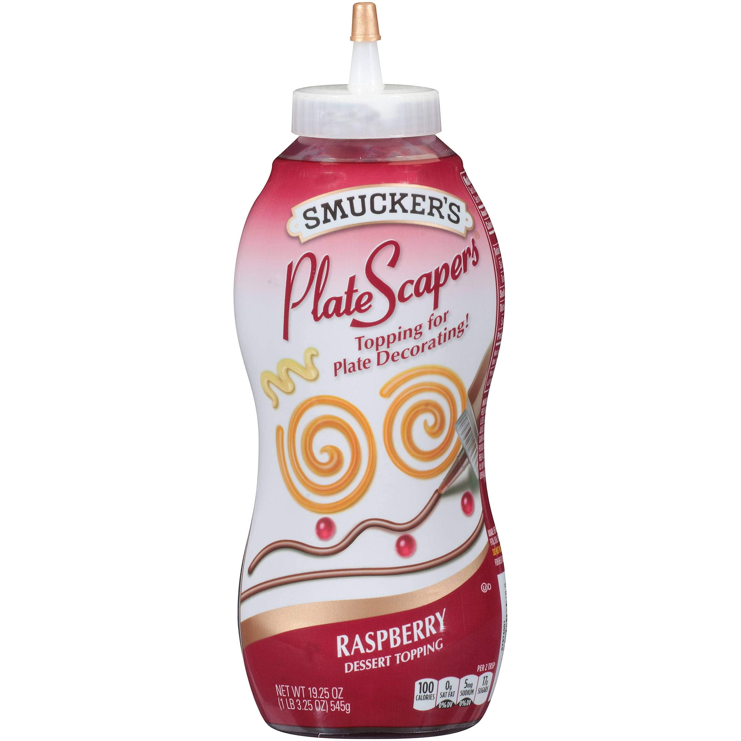 Smucker,S Plate Scapers Dessert Topping, Raspberry, 19.5 Ounce (Pack Of ...