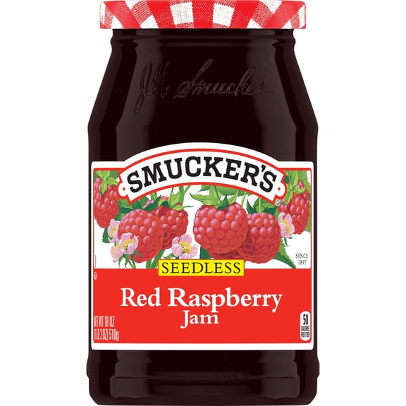 Smucker,S Seedless Red Raspberry Jam, 18 Ounces