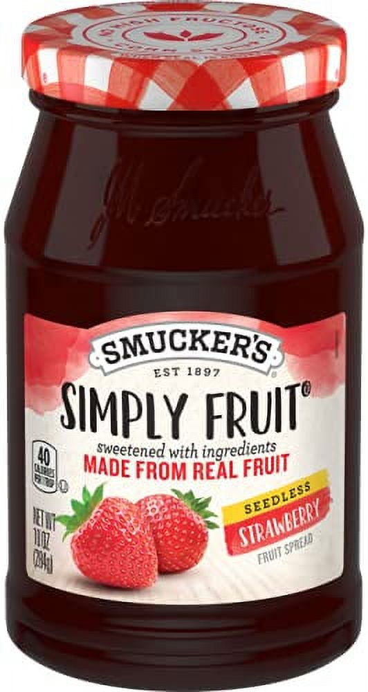 Smucker,S Simply Fruit Seedless Strawberry Fruit Spread, 10 Oz (Pack Of 2)