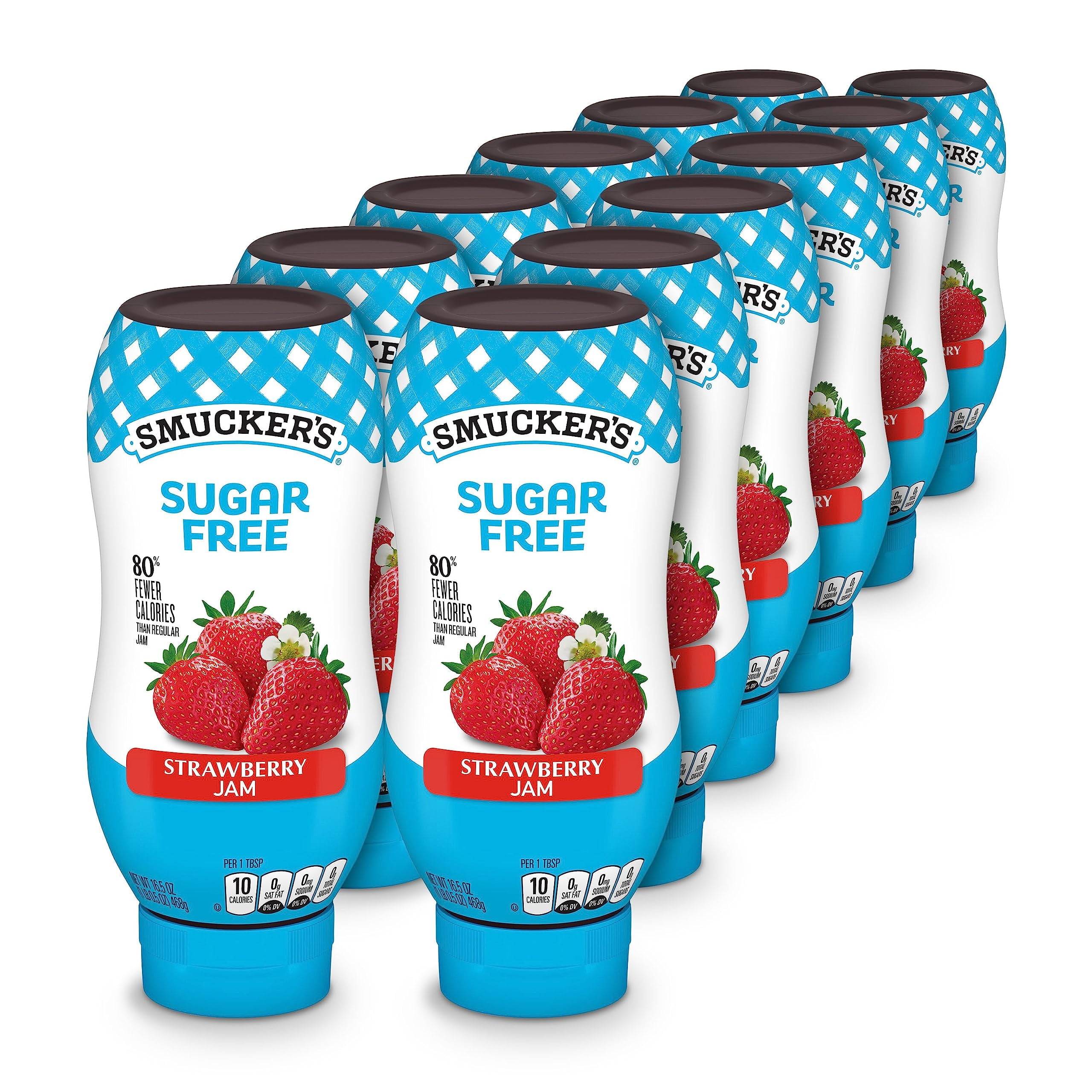 Smucker'S Sugar Free Strawberry Squeezable Jam, 16.5 Ounce
