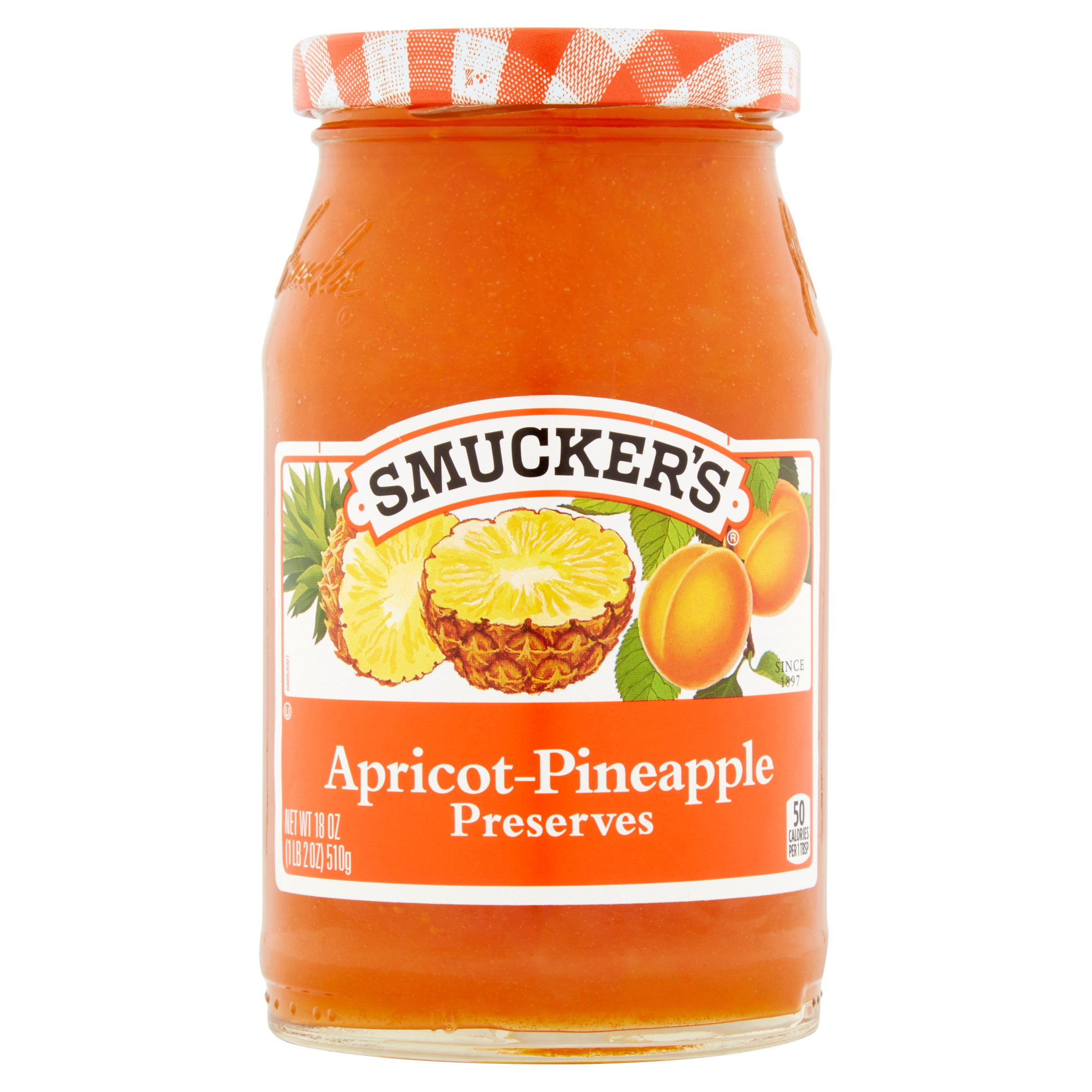 Smuckers Apricot-Pineapple Preserves, 18 oz - Walmart.com