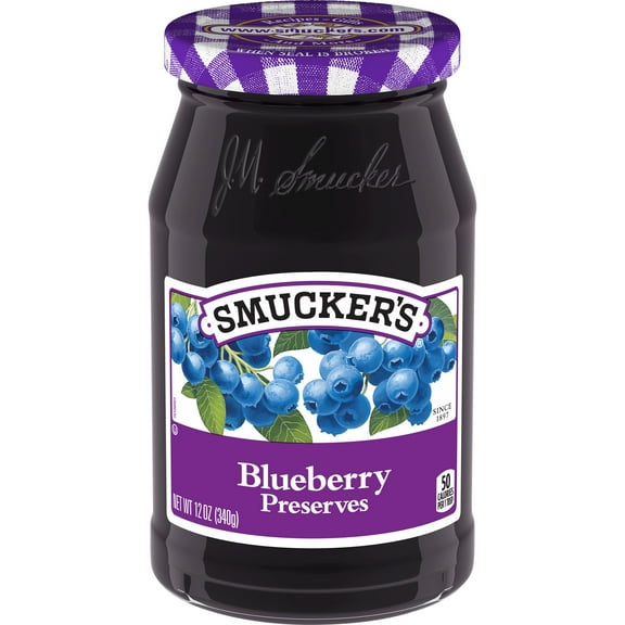 Smucker's Blueberry Preserves, 12 Ounces