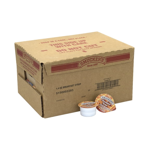Smucker's Breakfast Syrup, 1.4 oz, 100 count