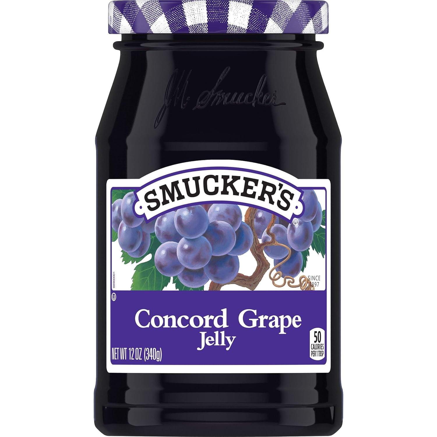 Smucker's, Concord Grape Jelly 12 oz (Pack of 4)