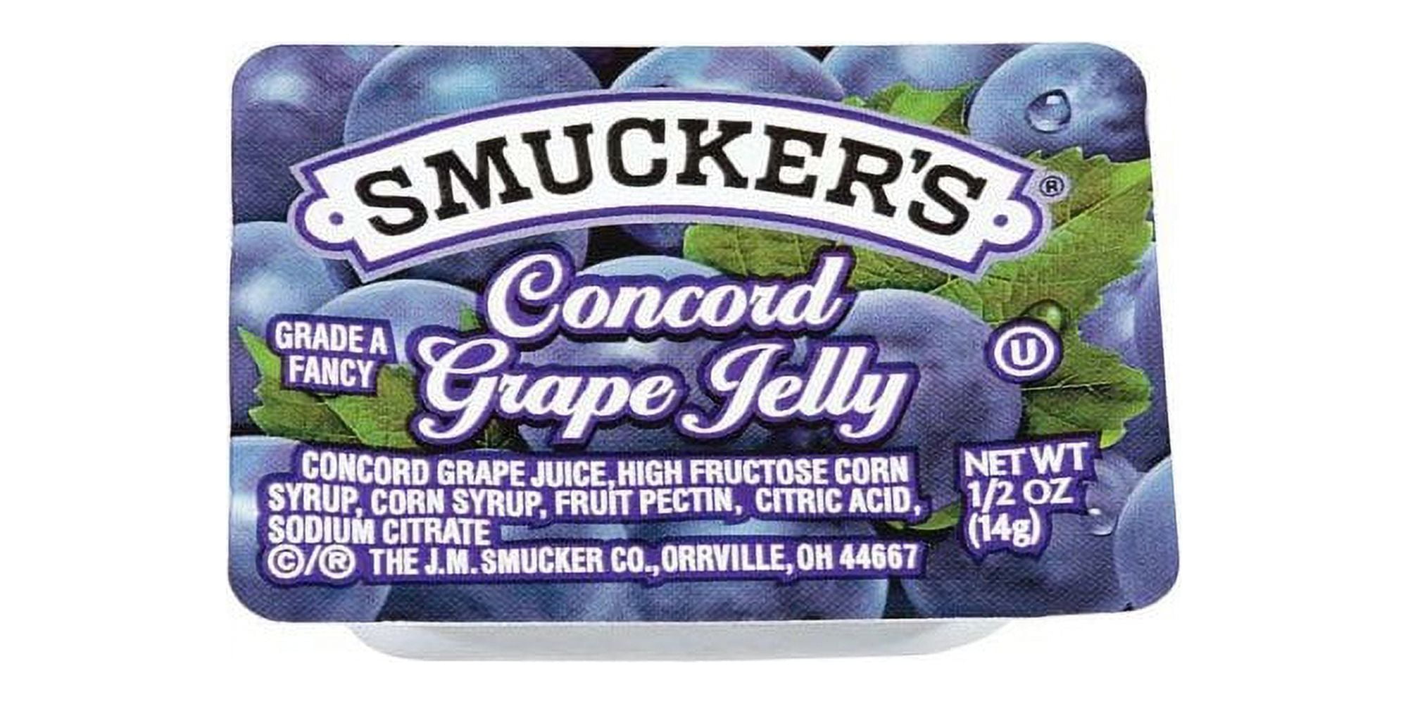 Smucker's Concord Grape Jelly, TGF40.5 Ounce (Pack of 200)