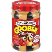 Smucker's Goober Peanut Butter and Strawberry Jelly Stripes, 18 oz