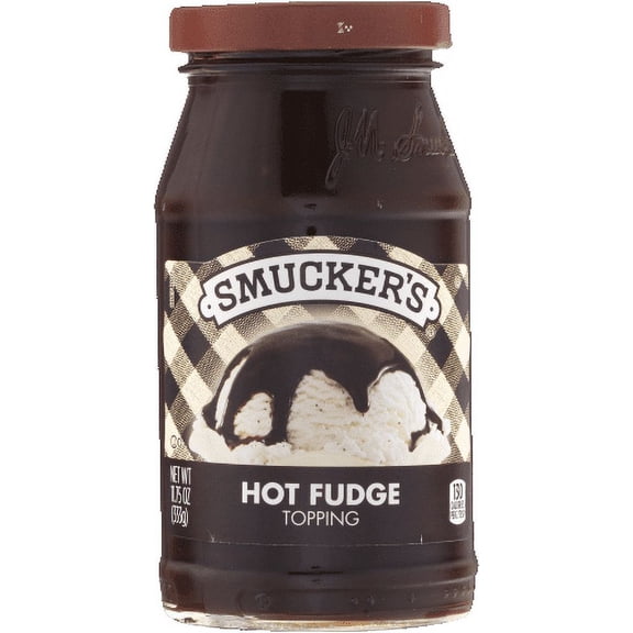 Smucker's Hot Fudge Spoonable Ice Cream Topping 11.75-Ounce (Pack of 10)
