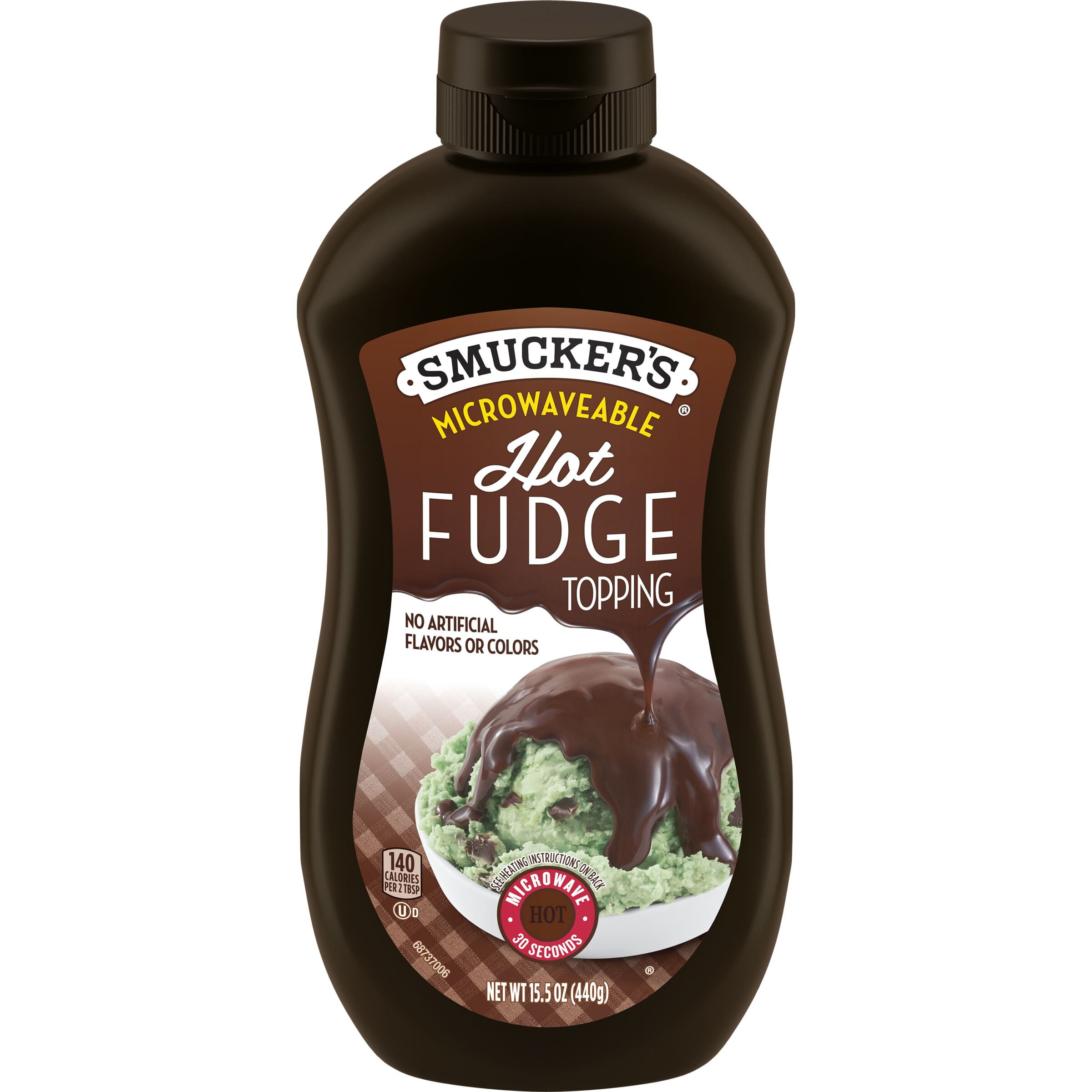 Smucker's Hot Fudge Topping, 15.5 Ounces, Microwavable Squeeze Bottle