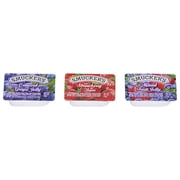 Smucker's Strawberry Jam, Mixed Fruit and Concord Grape Jelly Assortment, 1/2 oz Plastic Portion Control Cup, 200-Count Case