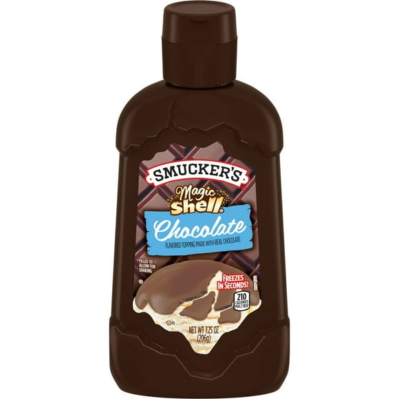 Smuckers Magic Shell Chocolate Ice Cream Topping 7.25 oz (Single Bottle)