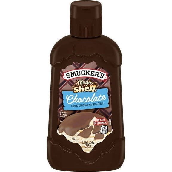 Smucker's Magic Shell Chocolate Topping, 7.25 oz(2 Packs)
