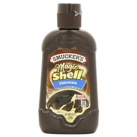 Smucker's Magic Shell Ice Cream Topping, Chocolate Flavor, 7.25-Ounce Bottle