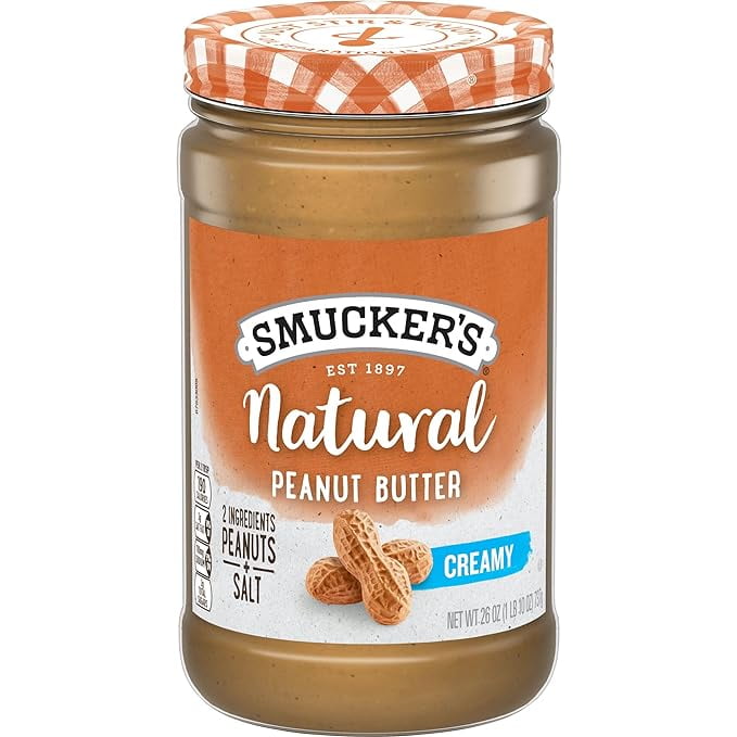 Smucker's Natural Creamy Peanut Butter, 26 Ounces - Walmart.com