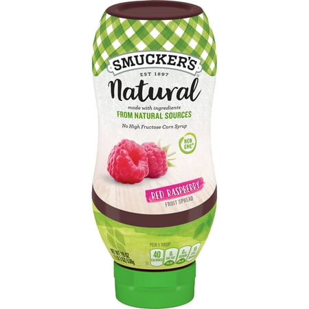 product image of Smucker's Natural Red Raspberry Squeezable Fruit Spread, 19 Ounces