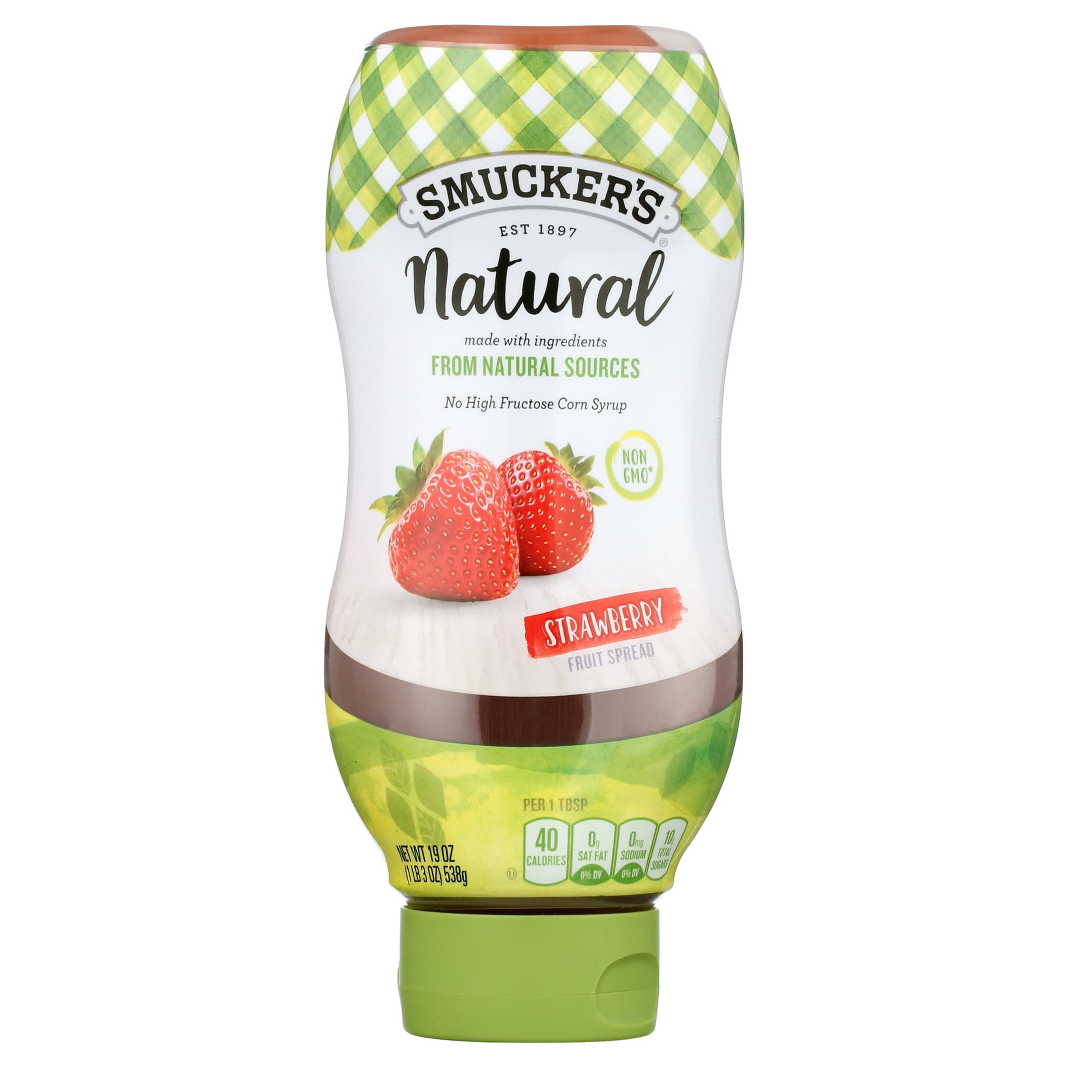 Smucker's Natural Non-GMO Strawberry Spreadable Fruit Spread