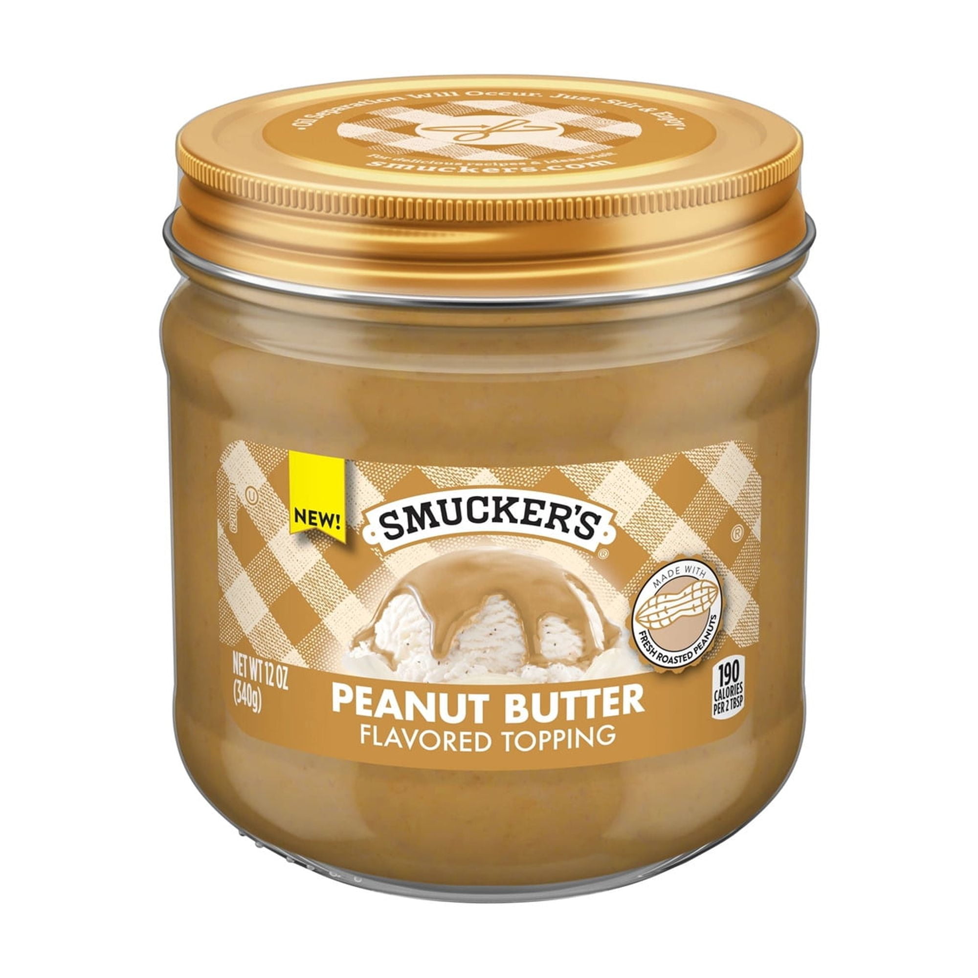 Smucker's Peanut Butter Sauce, (Pack of 17)