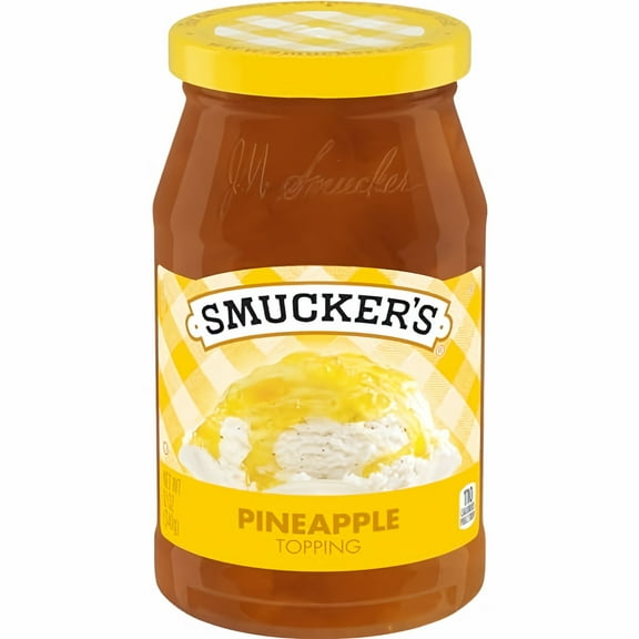 Smucker's Pineapple Topping 12 oz (Pack of 17)