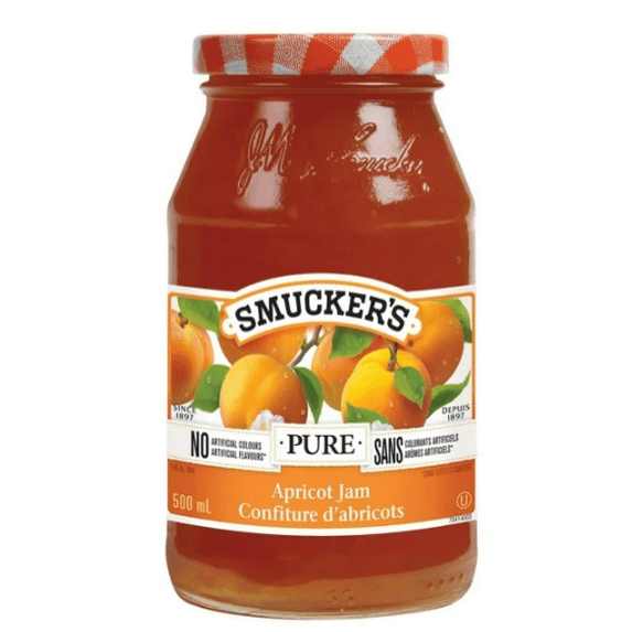 Smucker's Pure Apricot Jam, 500mL