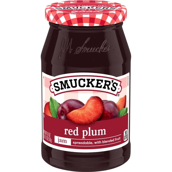 Smuckers Red Plum Jam Jam, 18 oz Jar