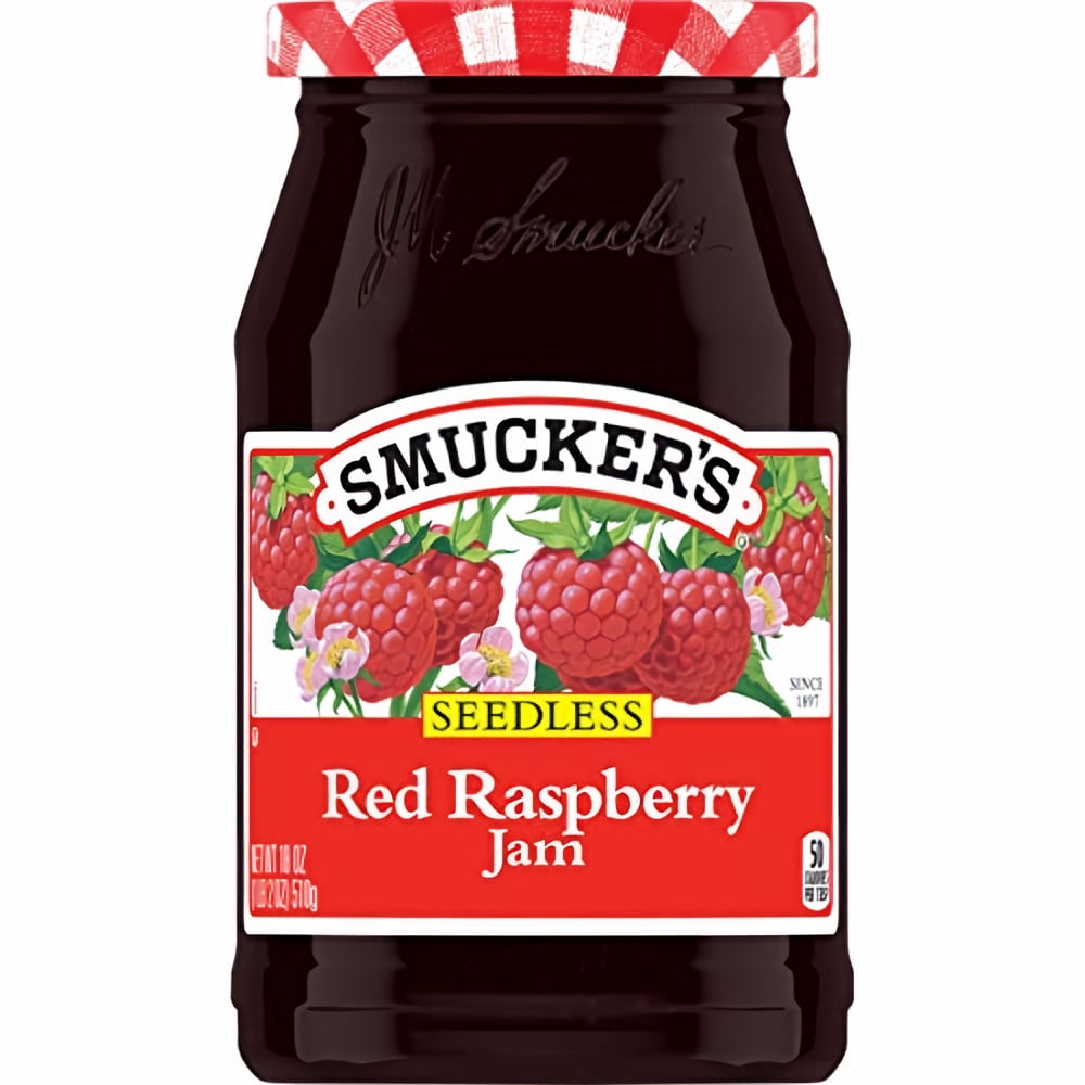 Greaves Raspberry Jam Walmart Smucker's Red Raspberry Jam 18-ounce (Pack of 5) - Walmart.com