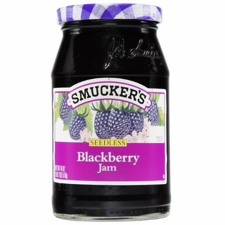 Smucker's Seedless Blackberry Jam 18-Ounce (Pack of 8)