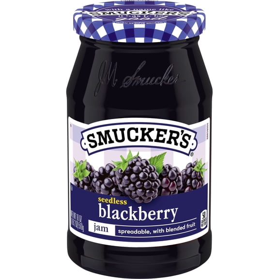 Smucker’s Seedless Blackberry Jam, 18 oz Jar
