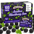 thumbnail image 1 of Smucker’s Seedless Blackberry Jam Packets, 100 Count, 0.5 oz Portion Cups, Single Serve Jelly, Breakfast, Lunchbox, Restaurant, Bulk Jam, 1 of 5