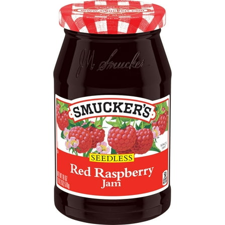 Smucker's Seedless Red Raspberry Jam, 18 oz