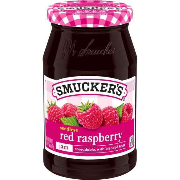 Smucker's Seedless Red Raspberry Jam, 18 oz