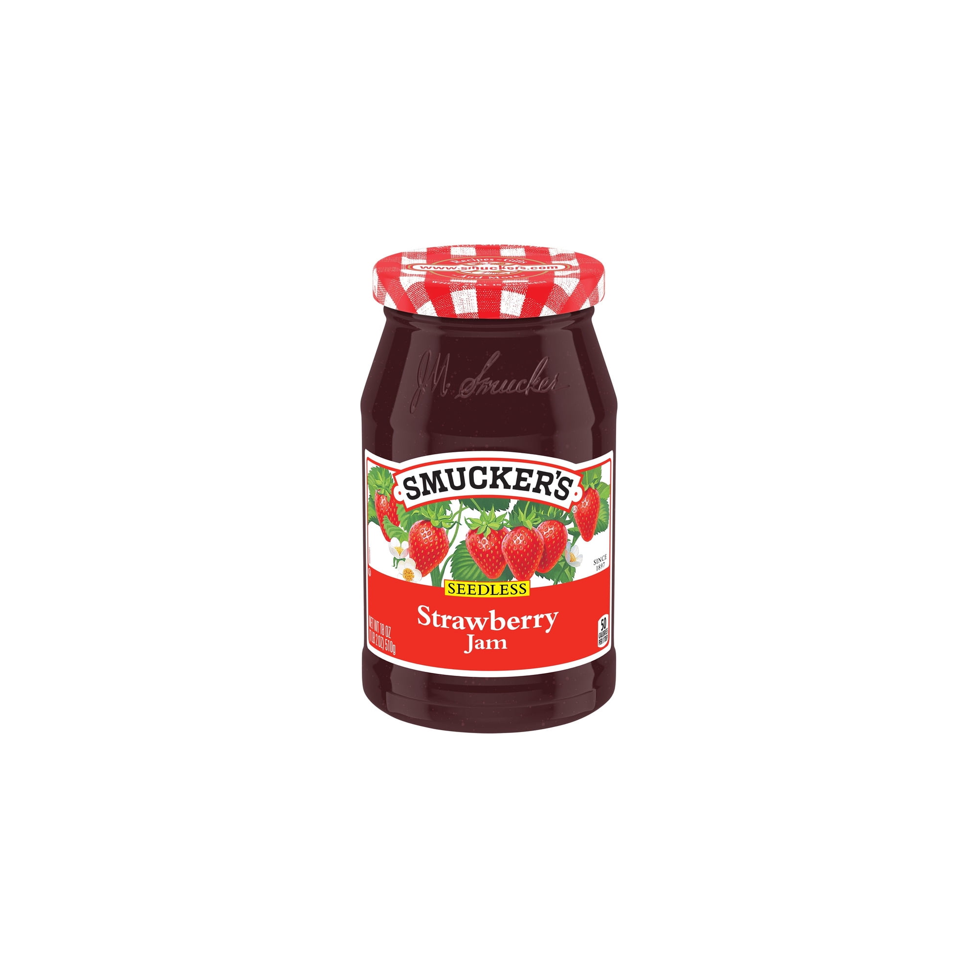 Smucker's Seedless Strawberry Jam 18 oz. (Pack of 3)