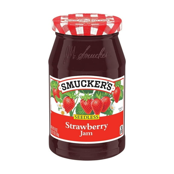 Smucker's Seedless Strawberry Jam 18 oz. (Pack of 4)