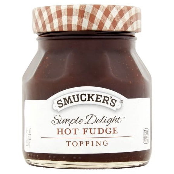 Smucker's Simple Delight Hot Fudge Topping 11.5 oz (Pack of 2)