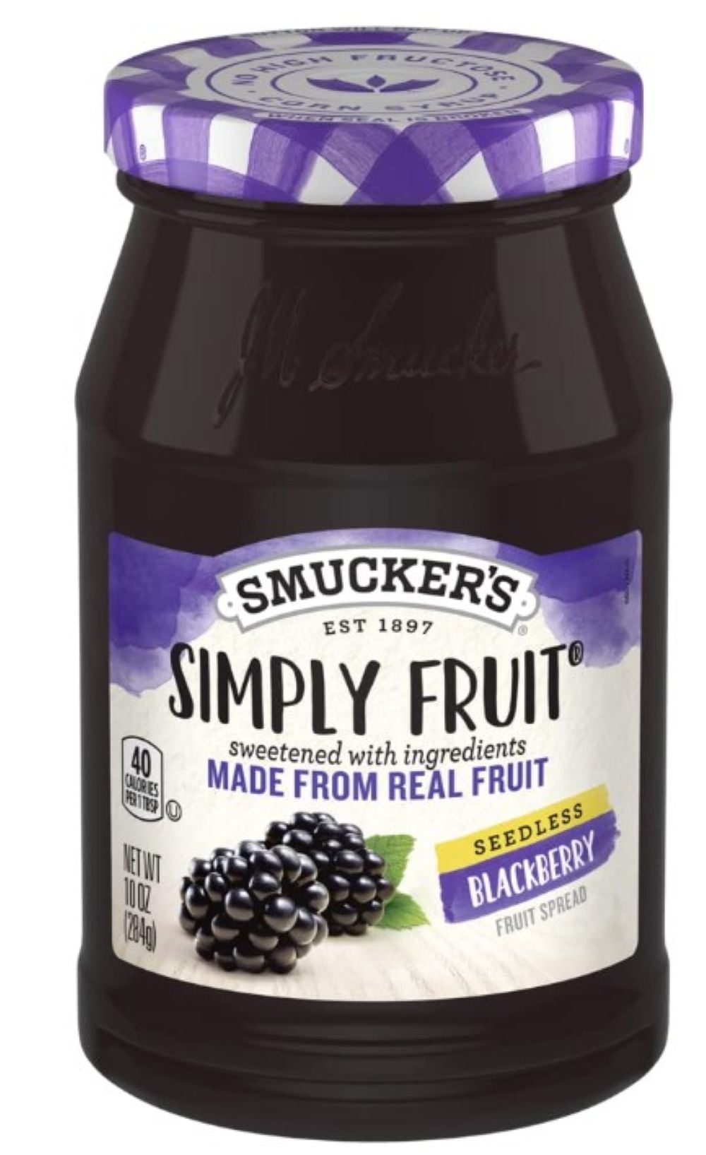 Smucker's Simply Fruit Seedless Blackberry Spread - 10oz (Pack of 2)