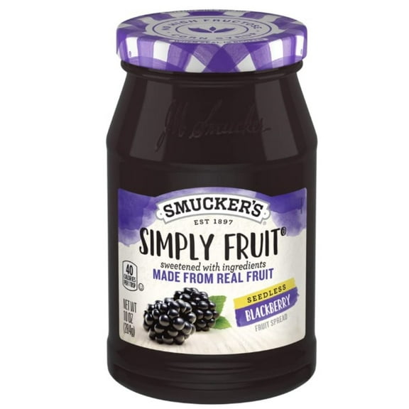 Smucker's Simply Fruit Seedless Blackberry Spread - 10oz (Pack of 2)