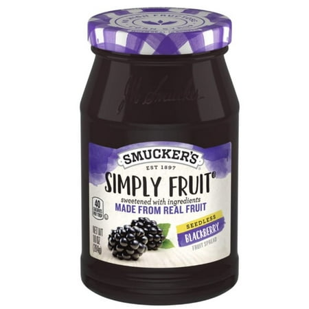 Smucker's Simply Fruit Seedless Blackberry Spread - 10oz (Pack of 3)
