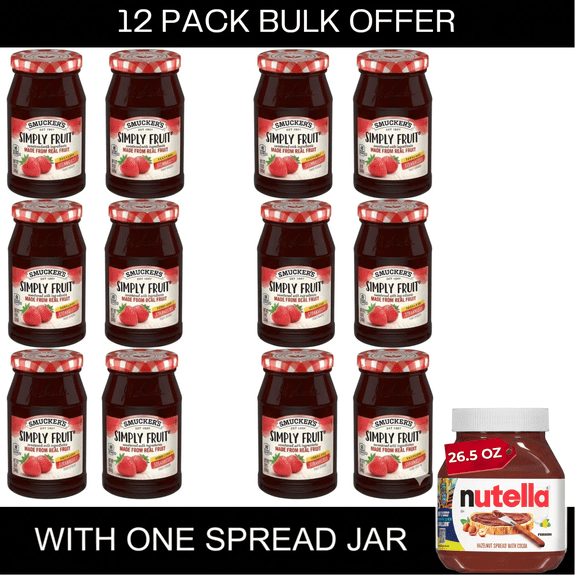 Smucker's Simply Fruit Seedless Strawberry Fruit Spread, 10 oz