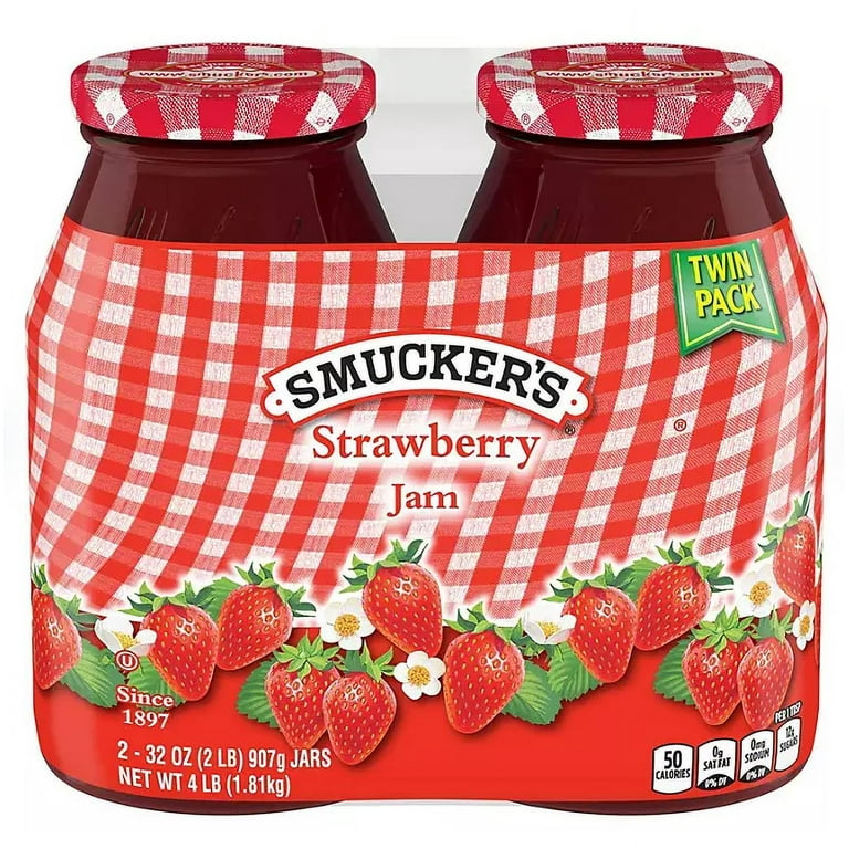 Smucker's Strawberry Jam, 64 oz., 2 pk. - Walmart.com