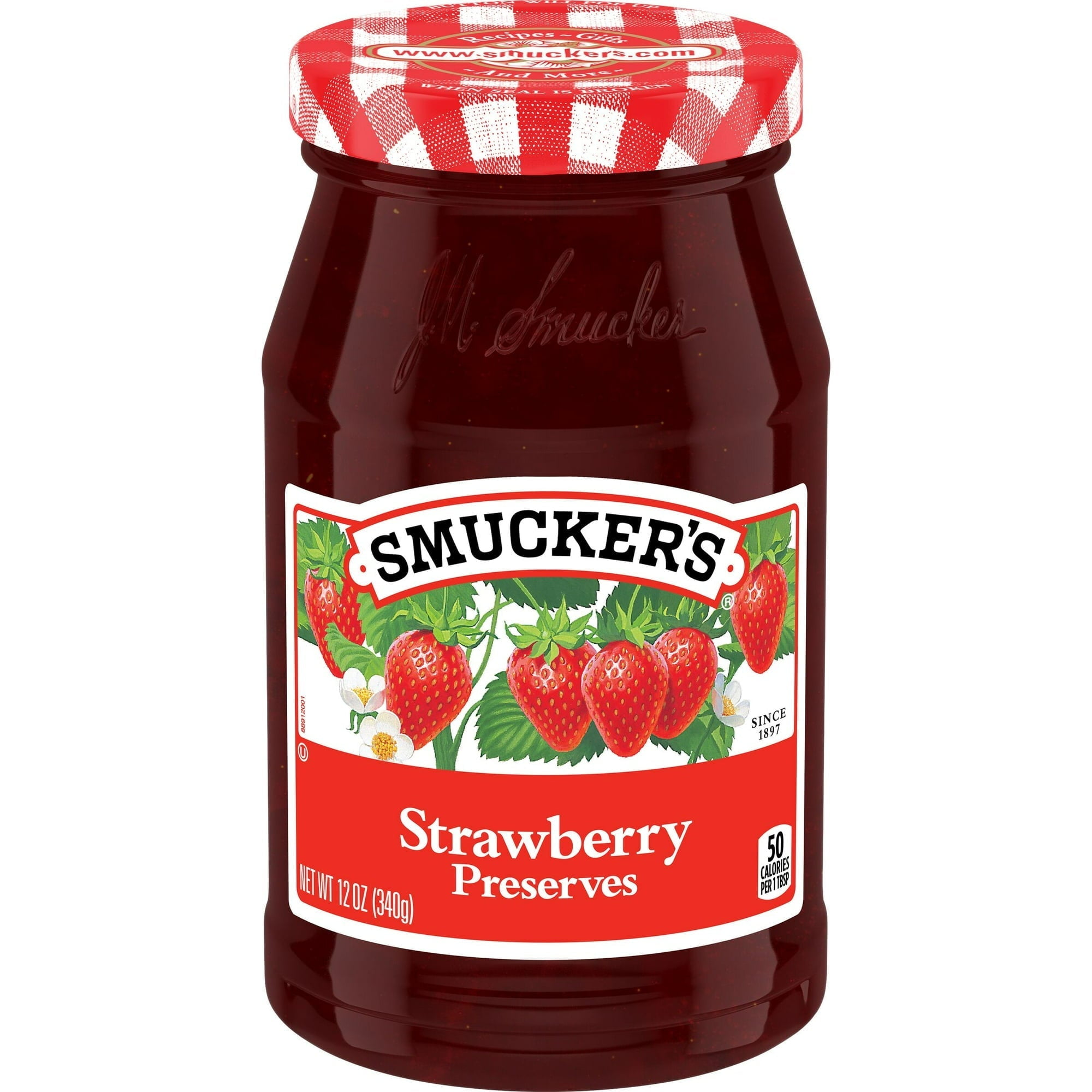Smucker's, Strawberry Preserves 12 oz (Pack of 2)