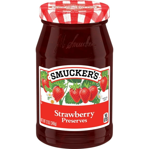 Smucker's Strawberry Preserves, 12 oz