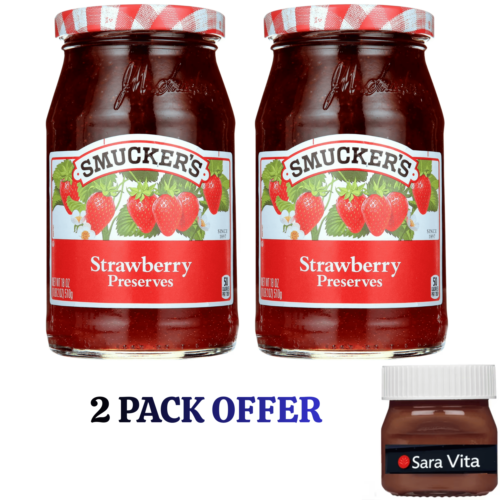 Smucker's Strawberry Preserves, 18-Ounce