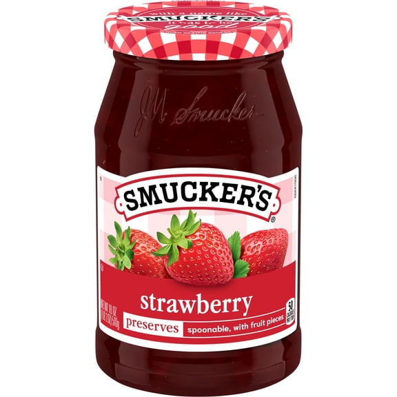 Smucker’s Strawberry Preserves, 18 oz Jar