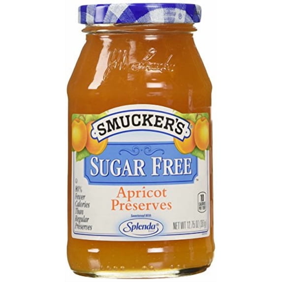 Smucker's Sugar Free Apricot Preserves 12.75 oz (Pack of 5)