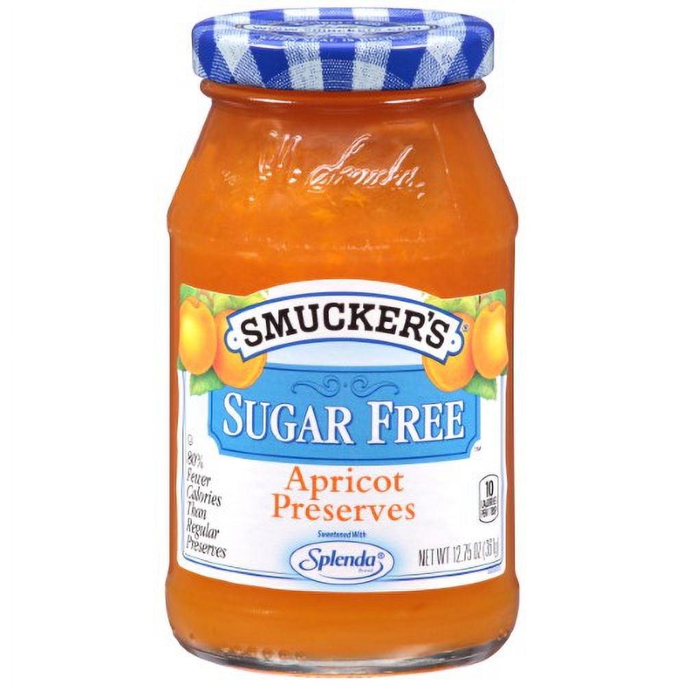 Smucker's Sugar Free Apricot Preserves 12.75 oz (Pack of 6)