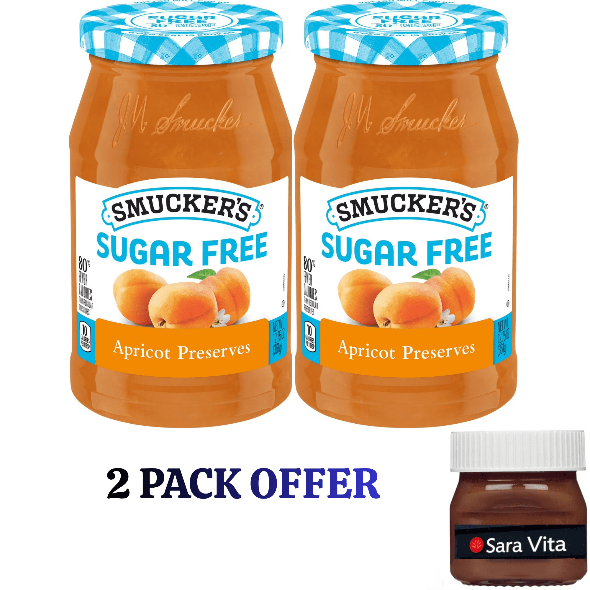 Smucker's Sugar Free Apricot Preserves, 12.75 oz