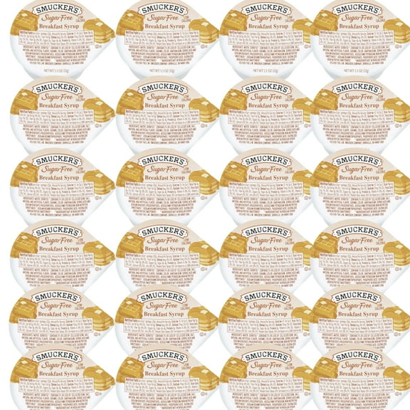 Smucker's Sugar-Free Breakfast Syrup 1.1 oz. Portion Cup - 50/Case