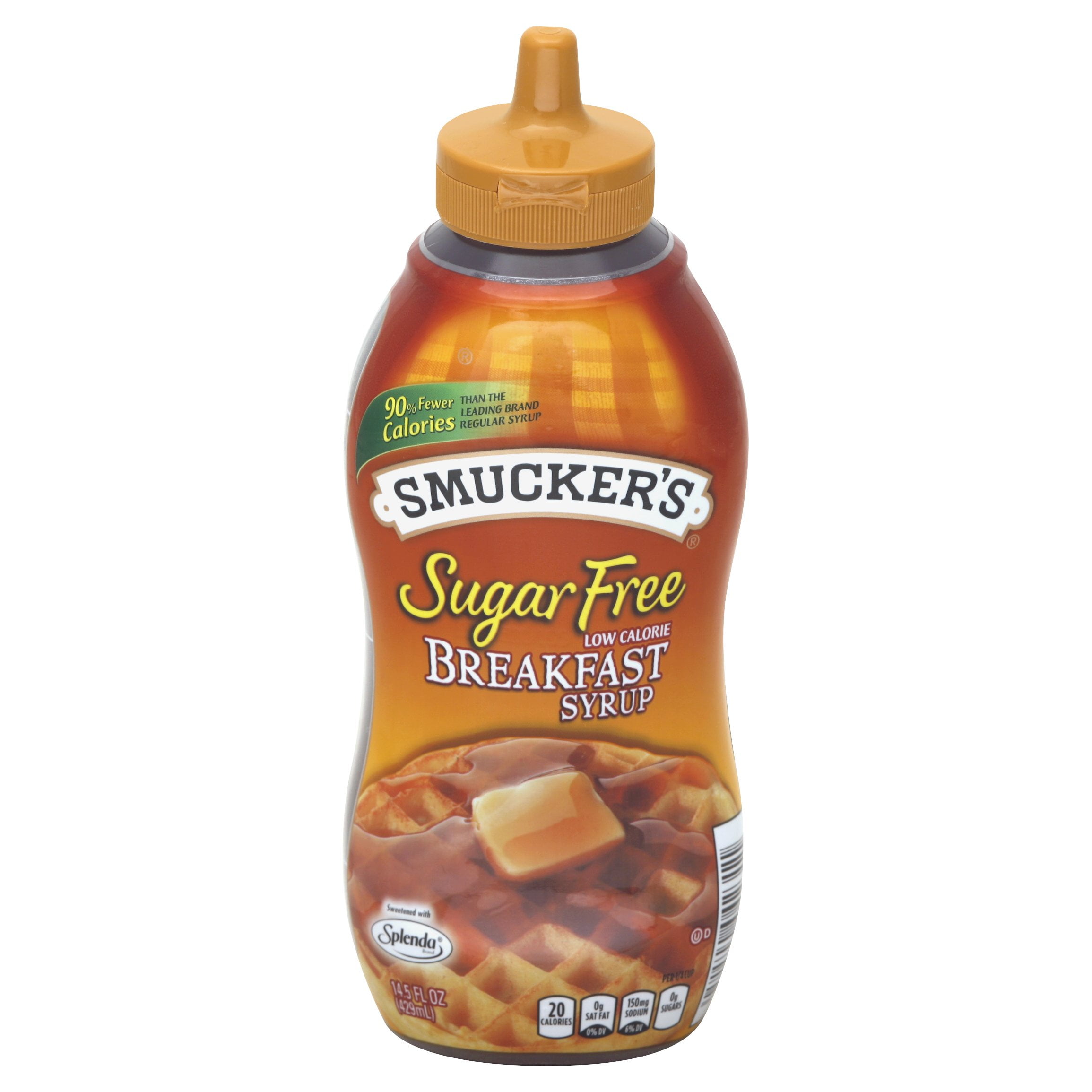 Smucker's Sugar Free Breakfast Syrup, 14.5 Ounce Bottle (Pack of 6